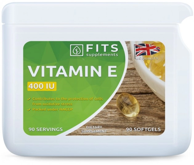 Vitamin E 400UI - softgelové kapsule - 90ks - Fits Suplements
